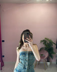 JUMP CROP IN DENIM