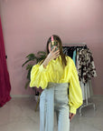 PANTALONE VITA ALTA CON FUSCIACCA