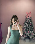 JUMP CROP SCOLLO QUADRATO