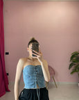 TOP IN DENIM