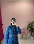 MINI DRESS IN DENIM