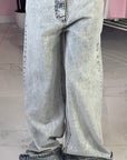 COORDINATO DENIM GRIGIO CHIARO