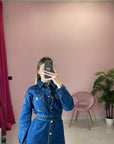 MINI DRESS IN DENIM