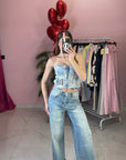 JEANS PALAZZO