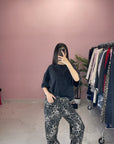 JEANS MACULATO GREY