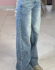 JEANS TASCA STRASS
