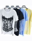 T-SHIRT CORSETTO