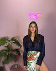 CAMICIA VELATA CON SPALLINE