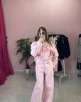 COORDINATO DENIM ROSA