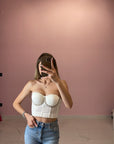 BUSTIER CON STRASS