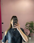 T-SHIRT EFFETTO SLAVATO