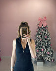 JUMP CROP GILET