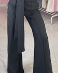 PANTALONE VITA ALTA CON FUSCIACCA