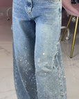 JEANS CARPENTER STRASS DENIM