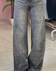 JEANS RISVOLTO STRASS 2.0