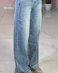 JEANS BASIC CON RISVOLTO