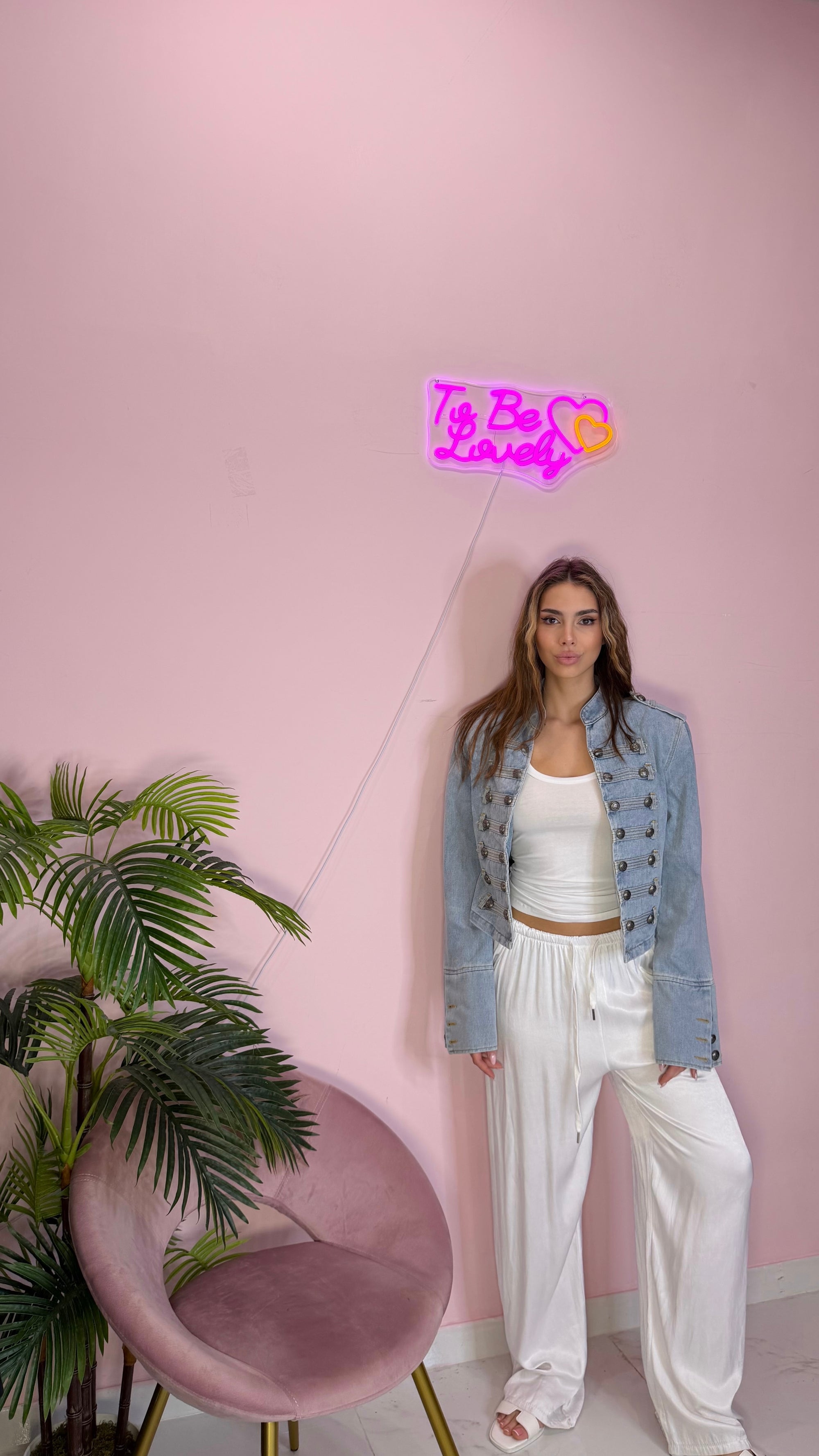 GIACCA IN DENIM CON BOTTONI