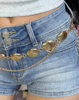 MINI SHORTS CON CATENA