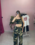 SET DENIM MILITARE