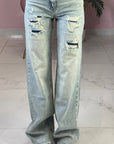 JEANS BASIC CON STRAPPI