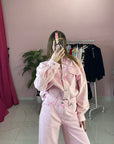 GIACCA DENIM ROSA