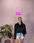 CAMICIA RASO CON SPALLINE