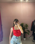 SHORTS IN DENIM CON STRASS