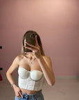 BUSTIER CON STRASS