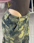 JEANS CARGO MILITARE