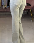 JEANS A ZAMPA PUSH UP