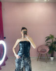BUSTIER IN PELLE