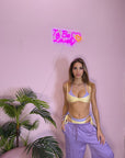 BIKINI BICOLOR QUADRETTI