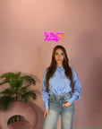 CAMICIA CON ARRICCIATURA