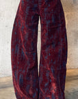 JEANS BALLOON RED VELVET