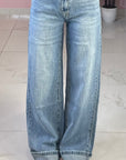 JEANS BASIC CON RISVOLTO