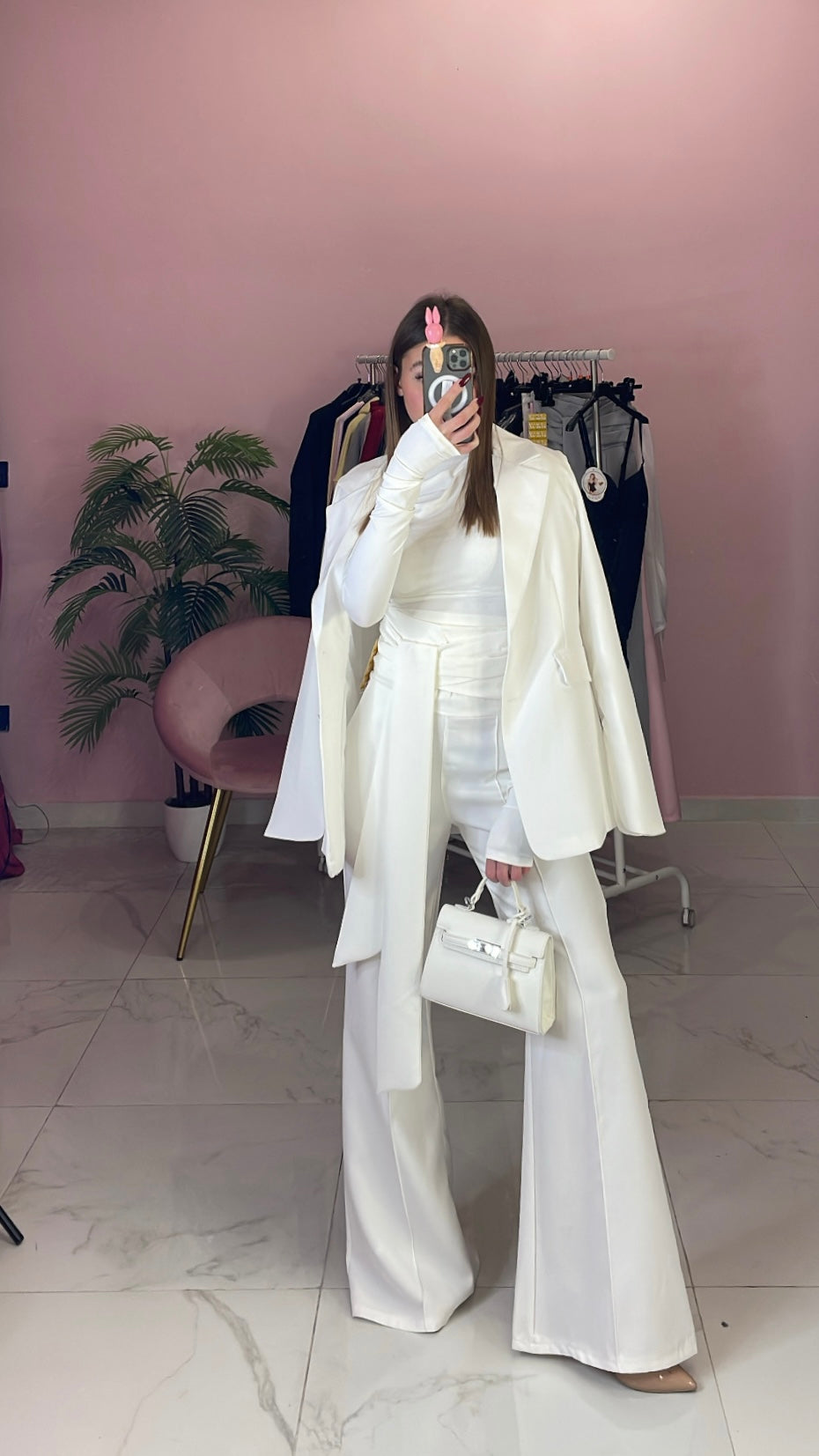 PANTALONE VITA ALTA CON FUSCIACCA