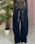 PANTALONE BALLON CON CRAVATTA