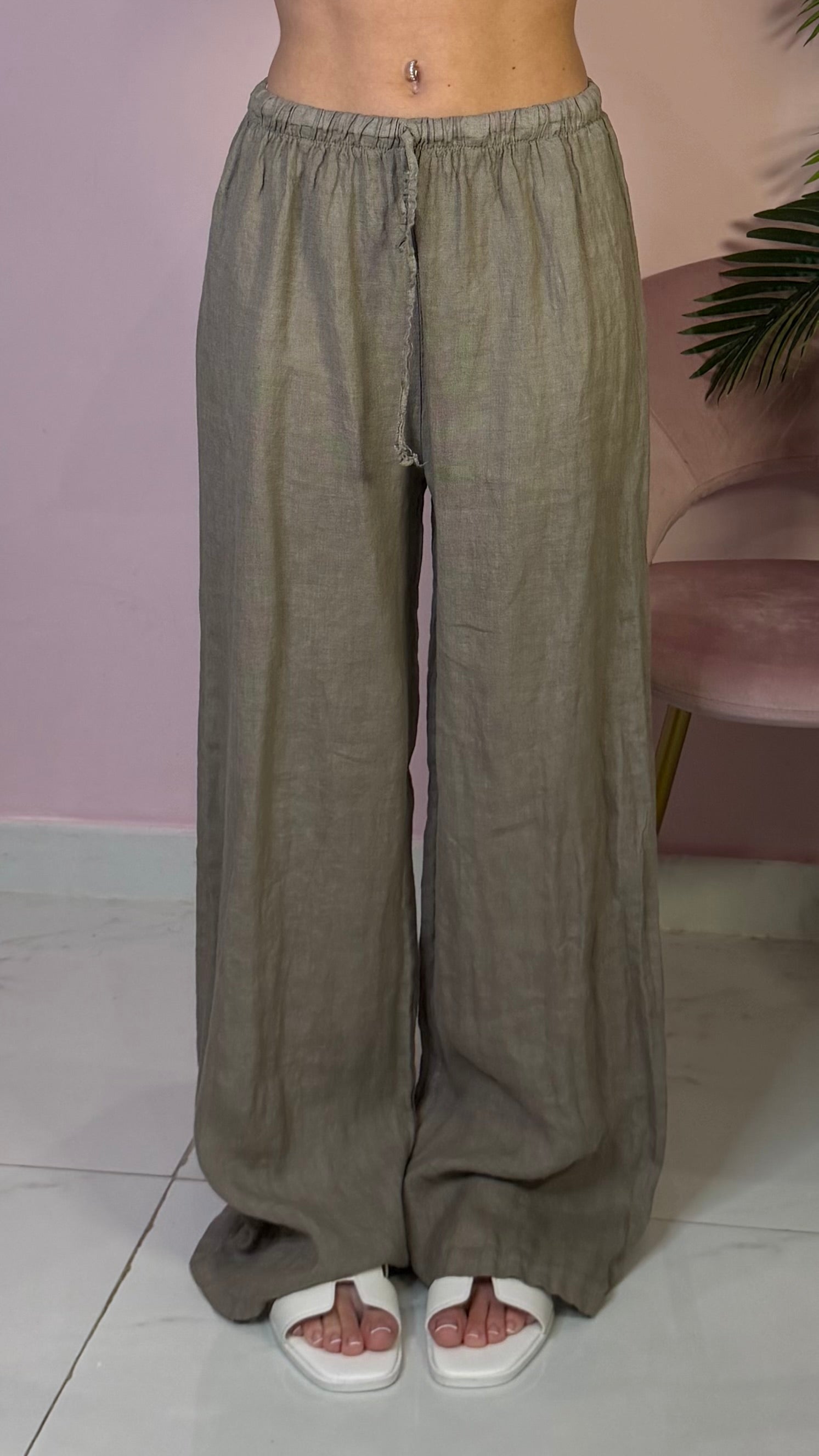 PANTALONE 100% LINO