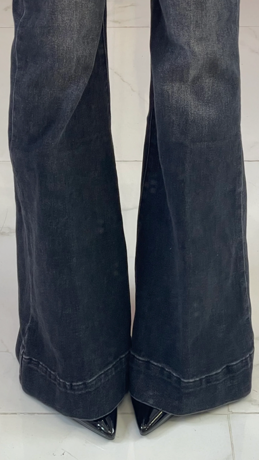 JEANS A ZAMPA PUSH UP