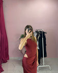 ABITO CUT OUT RASO