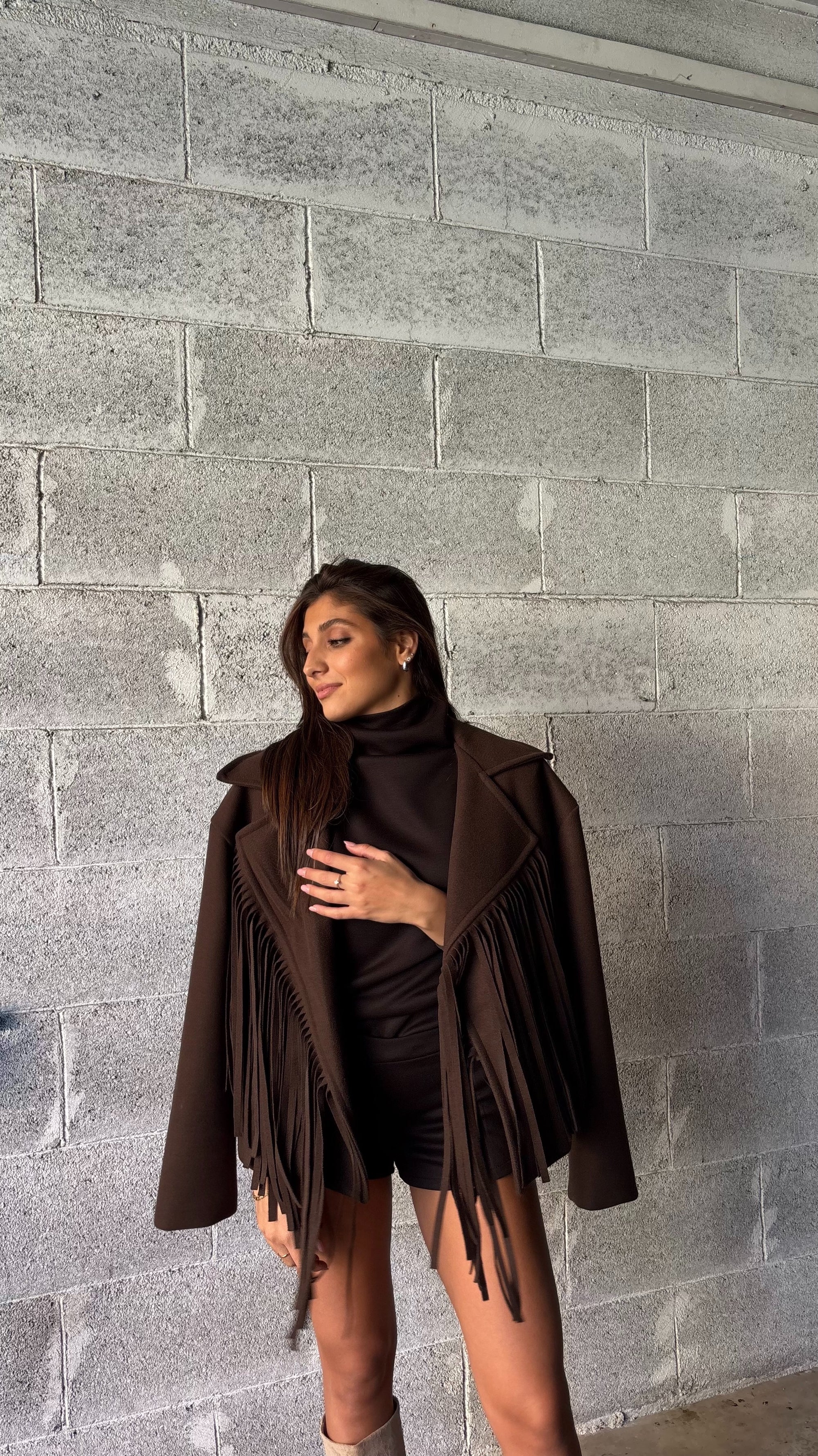 MINI CAPPOTTO FRANGE