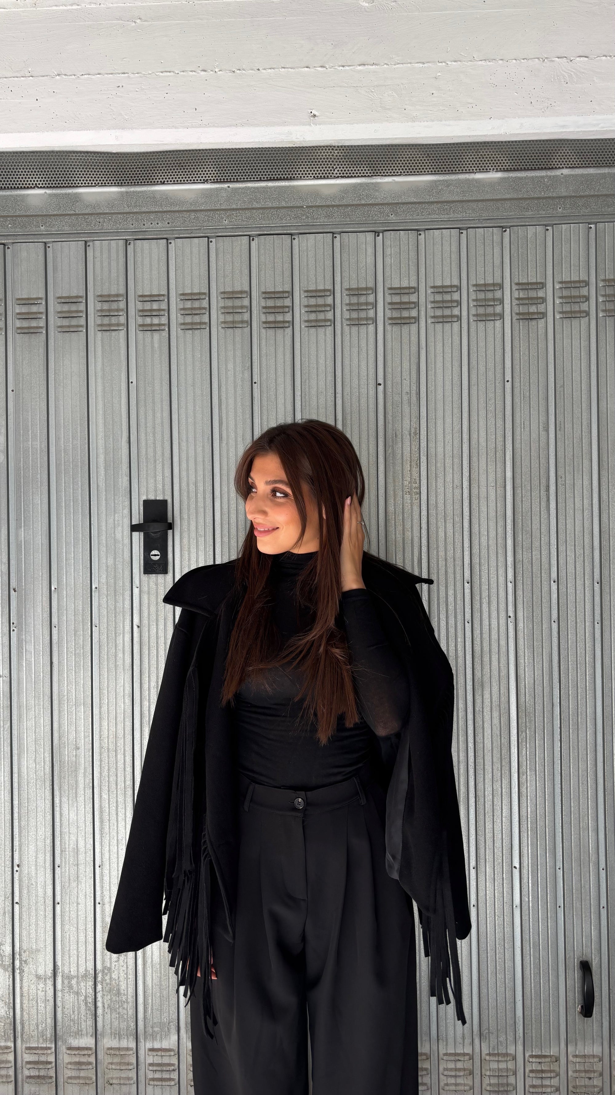 MINI CAPPOTTO FRANGE