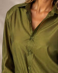 CAMICIA VELATA CON SPALLINE