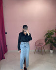 GONNA LONGUETTE IN DENIM