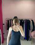 JUMP CROP SCOLLO TONDO